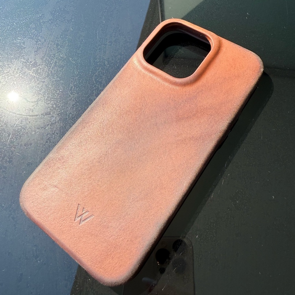 Wilken Leather Wrapped Case Compatible with iPhone 14 Pro Max.